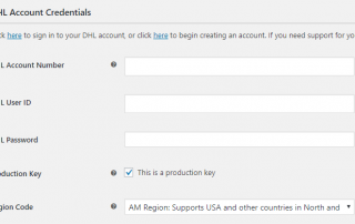 You're required to have a DHL account setup to use WooShipping!