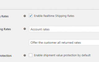 Manage settings pertaining to the cost of your shipments